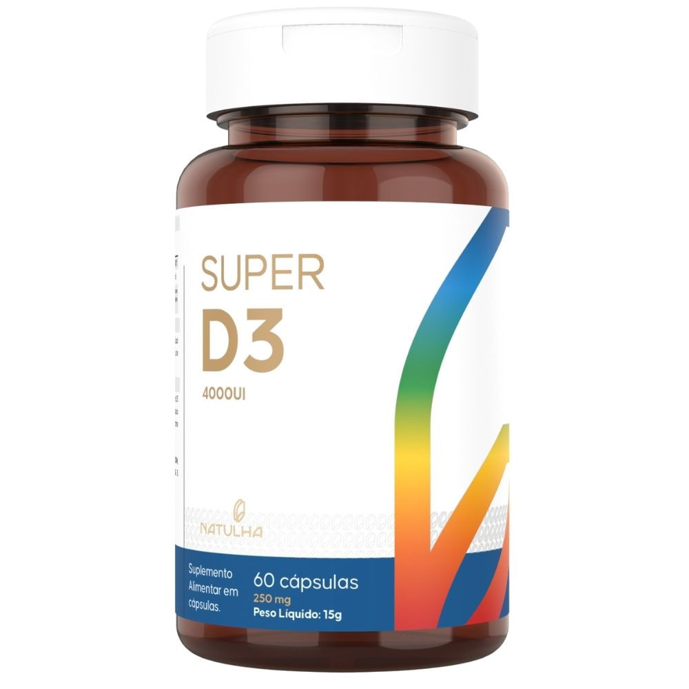 Super D3 4000UI Natulha 60 Cápsulas