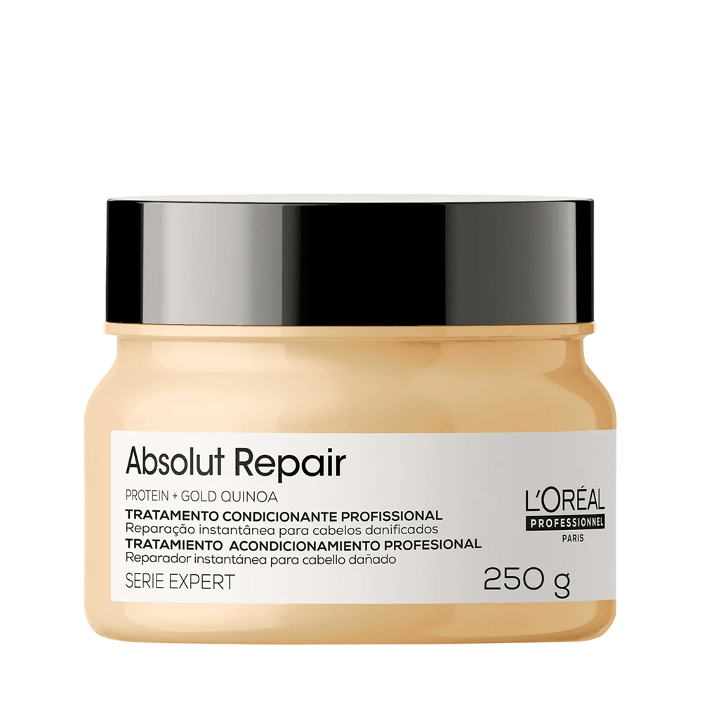 Máscara de Reparação Serie Expert Absolut Repair Gold Quinoa L'Oréal Professionnel 250g