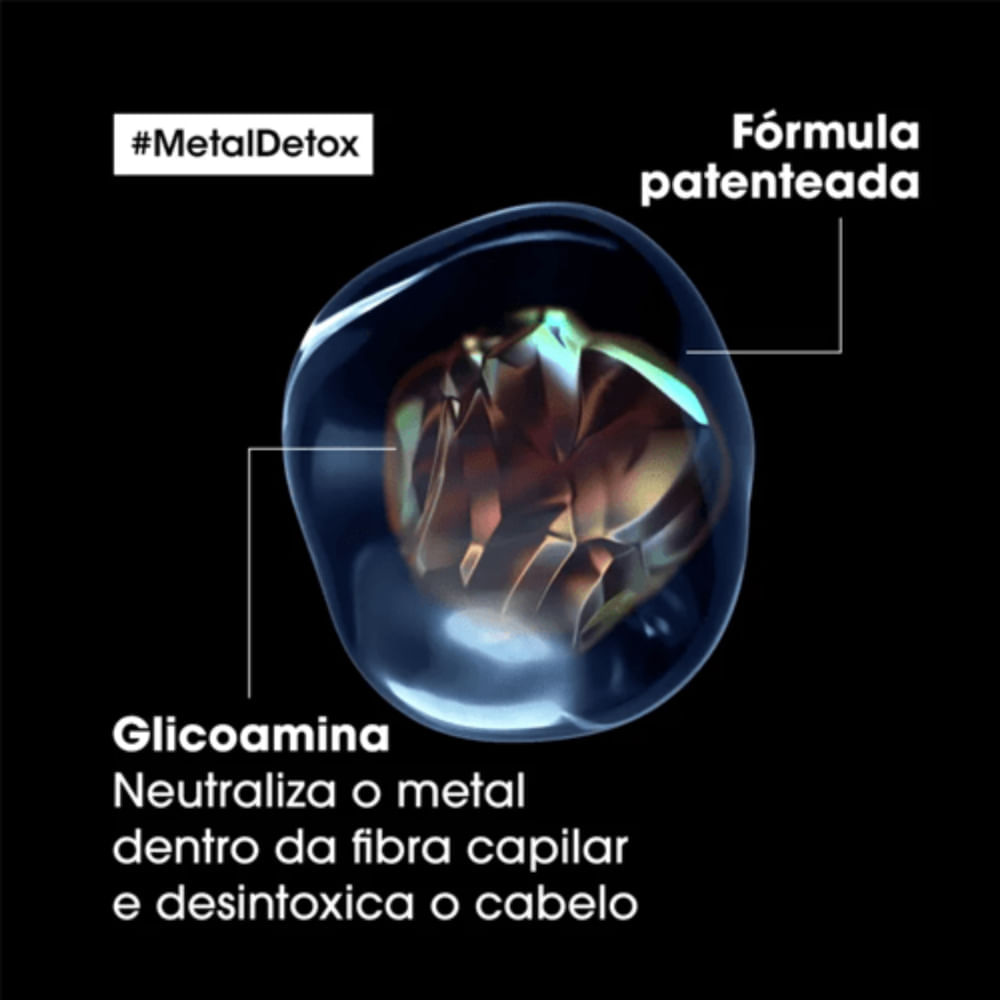 Máscara Capilar Metal Detox L'Oréal Professionnel 500ml