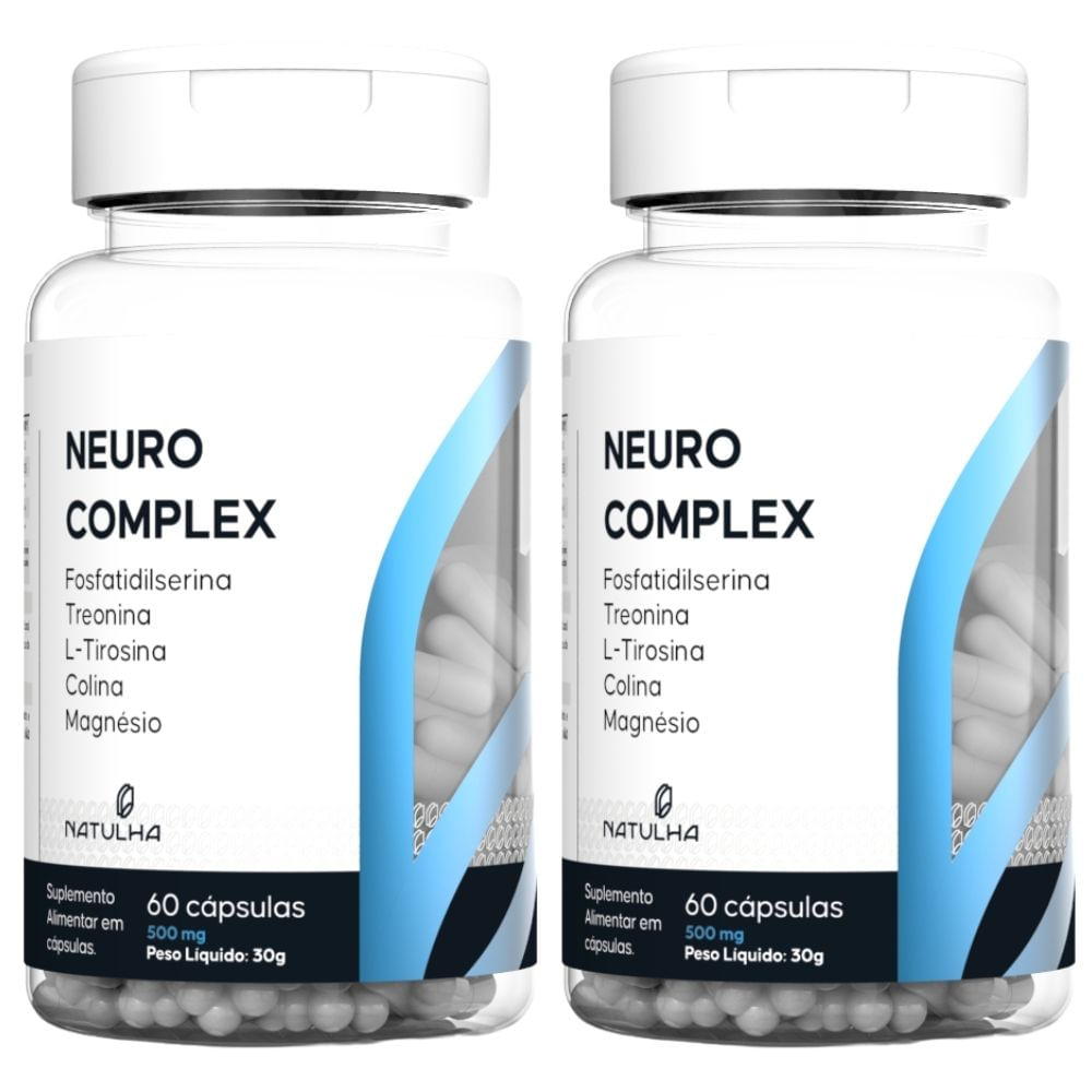 Kit 2 NeuroComplex Natulha 60 Cápsulas