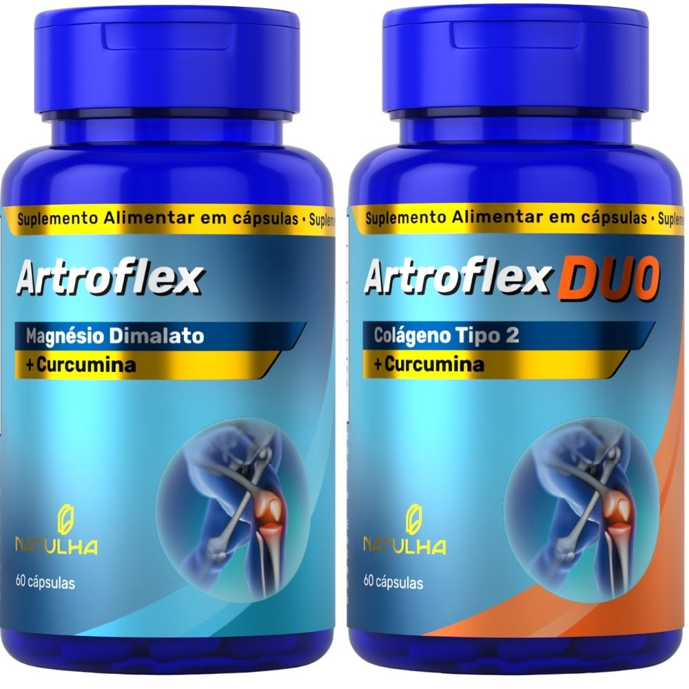 Kit Natulha ArtroFlex + ArtroFlex DUO 60 Cápsulas Cada