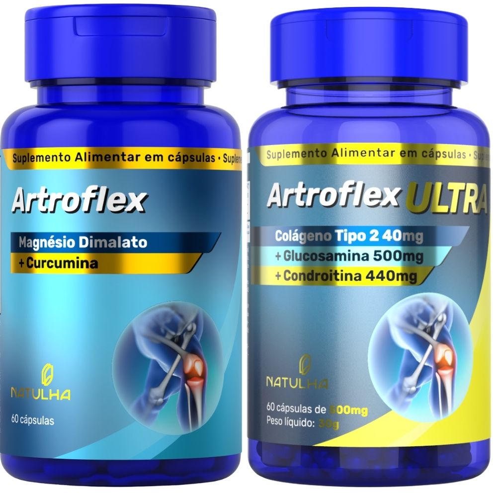 Kit Natulha ArtroFlex + ArtroFlex ULTRA 60 Cápsulas Cada