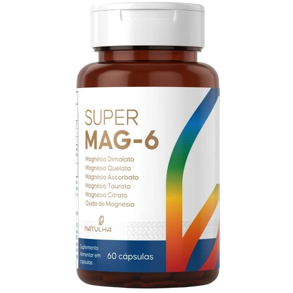 Super MAG-6 Natulha 60 Cápsulas