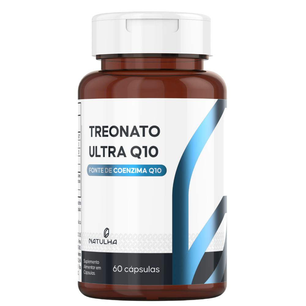 Magnésio Treonato Com Coenzima Q10 Natulha 60 Cápsulas