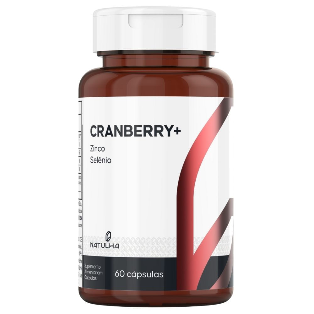 Cranberry Com Zinco e Selênio Natulha 60 Cápsulas
