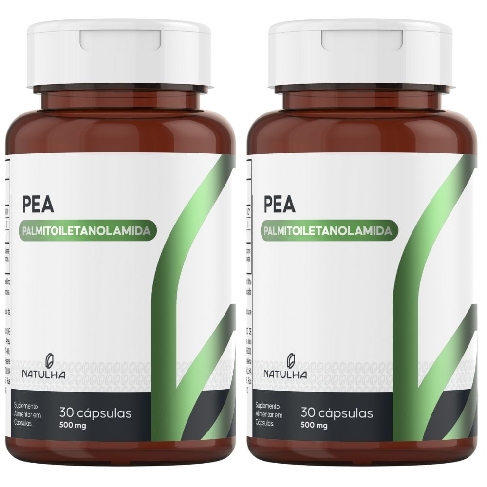 Kit 2 PEA Palmitoiletanolamida 150mg Natulha 30 Cápsulas