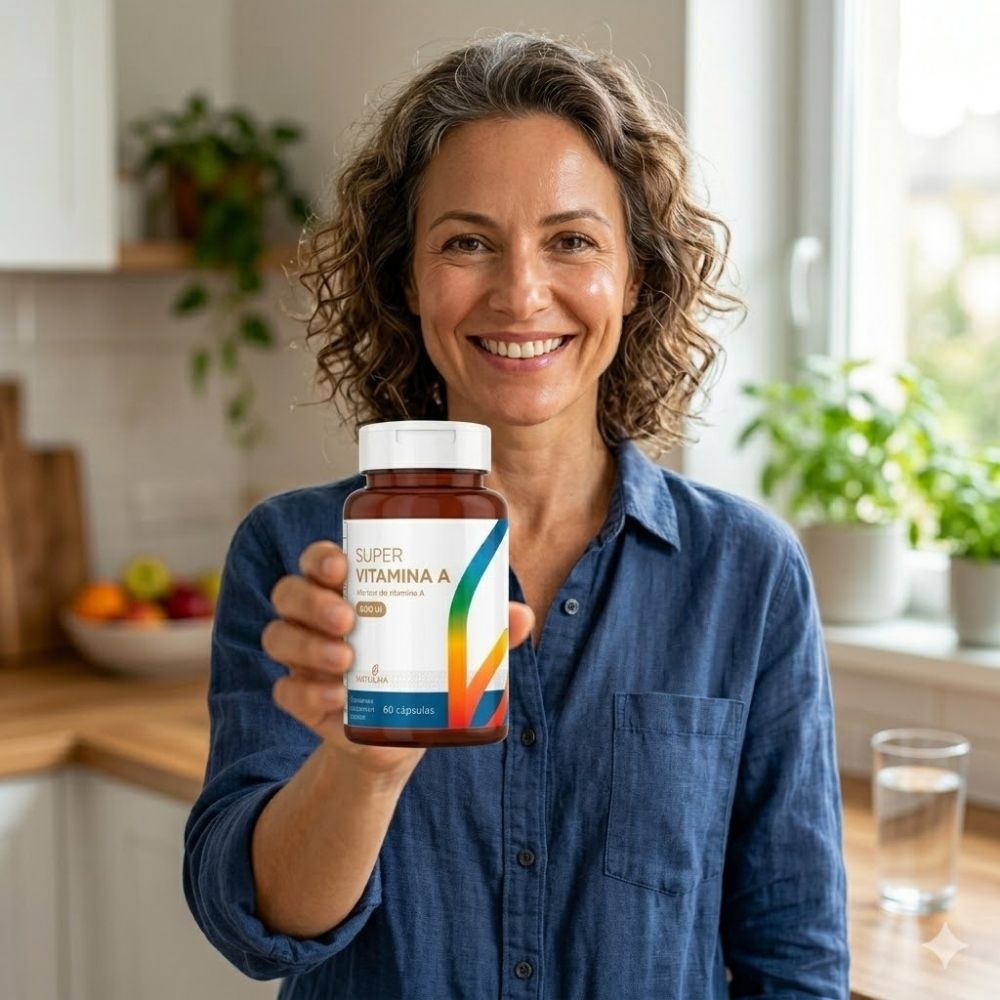 Super Vitamina A 8000UI Natulha 60 Cápsulas