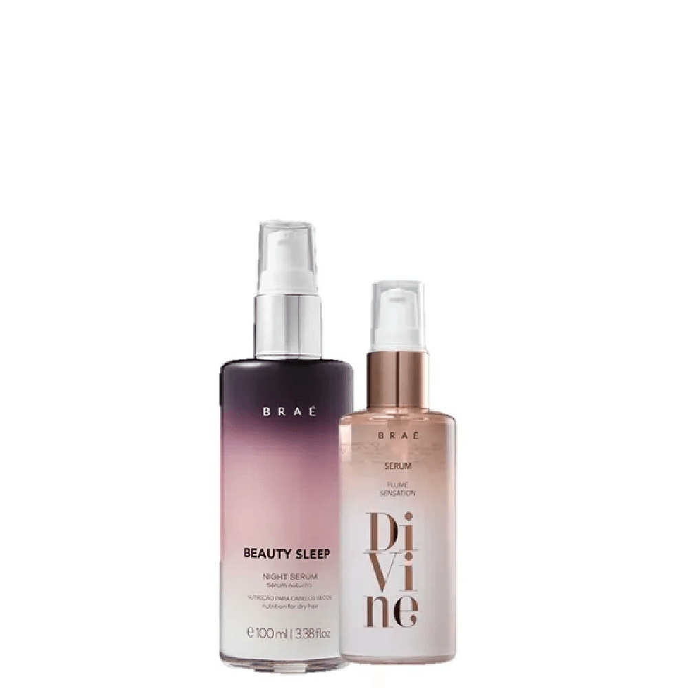 Kit Reparador Capilar Divine Plume 60ml + Beauty Sleep Braé 100ml