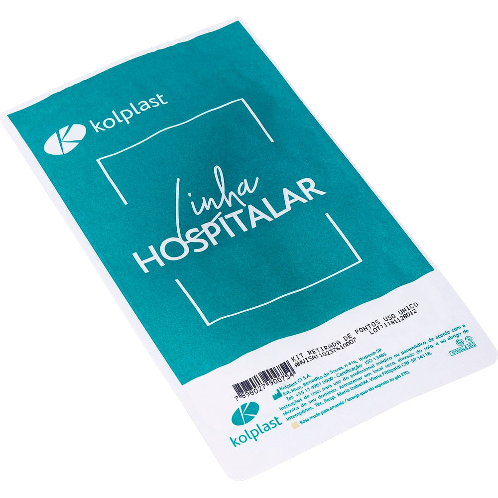 Kit Retirada de Pontos Estéril Descartável Kolplast