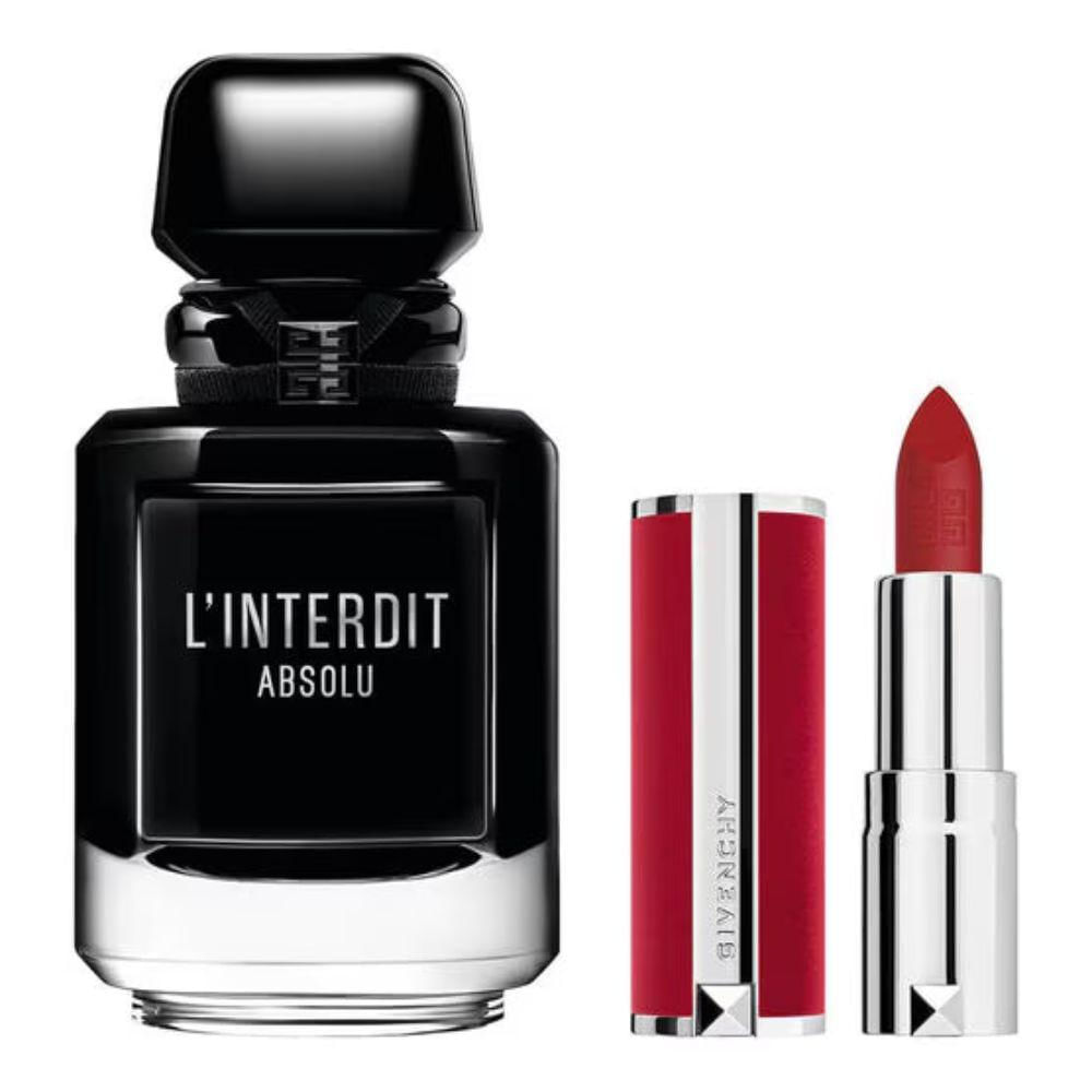 Kit L’Interdit Givenchy Absolu Intense Eau de Parfum Feminino 50ml + Mini Batom