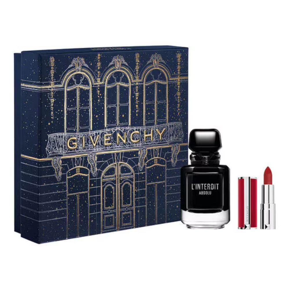 Kit L’Interdit Givenchy Absolu Intense Eau de Parfum Feminino 50ml + Mini Batom