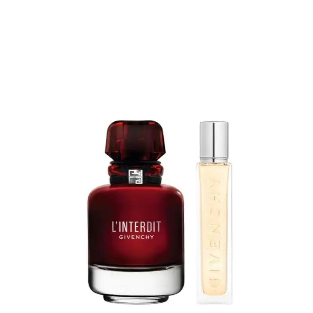 Kit Givenchy Perfume Feminino Rouge L’interdit Eau De Parfum 50ml + Travel Spray 12,5ml