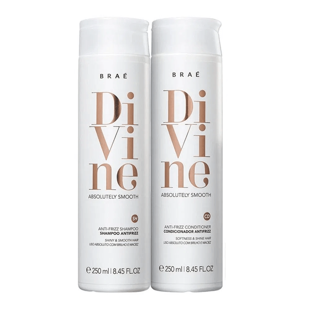 Kit Anti-Frizz Braé Shampoo 250ml + Condicionador 250ml