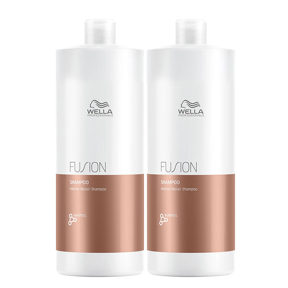 Shampoo Fusion Intense Repair Wella Professionals 1L 2 Unidades
