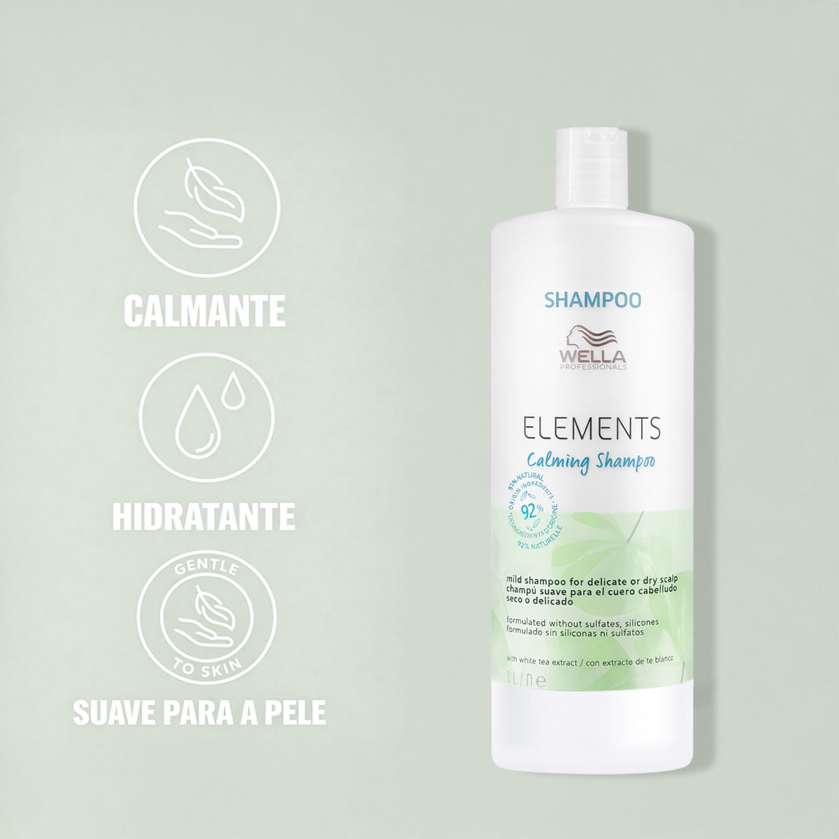 Shampoo Elements Calming Wella Professionals 1L
