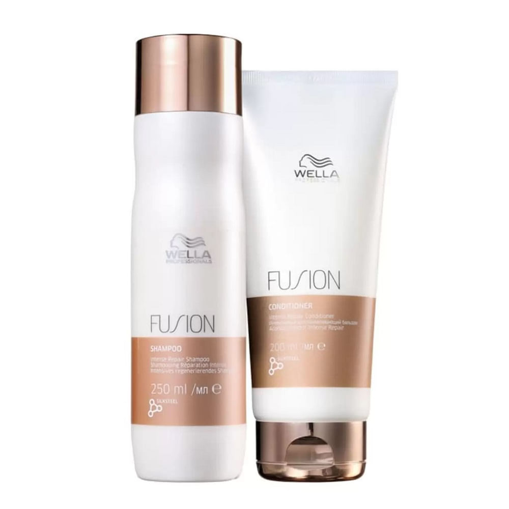 Kit Fusion Wella Professionals Shampoo 250ml + Condicionador 200ml