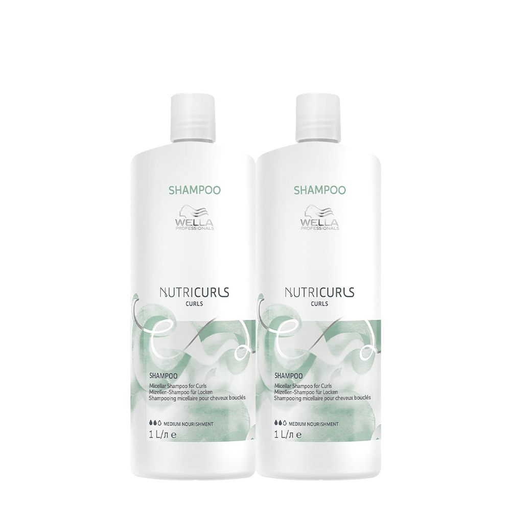 Kit 2 Shampoo NutriCurls Wella Professionals 1L