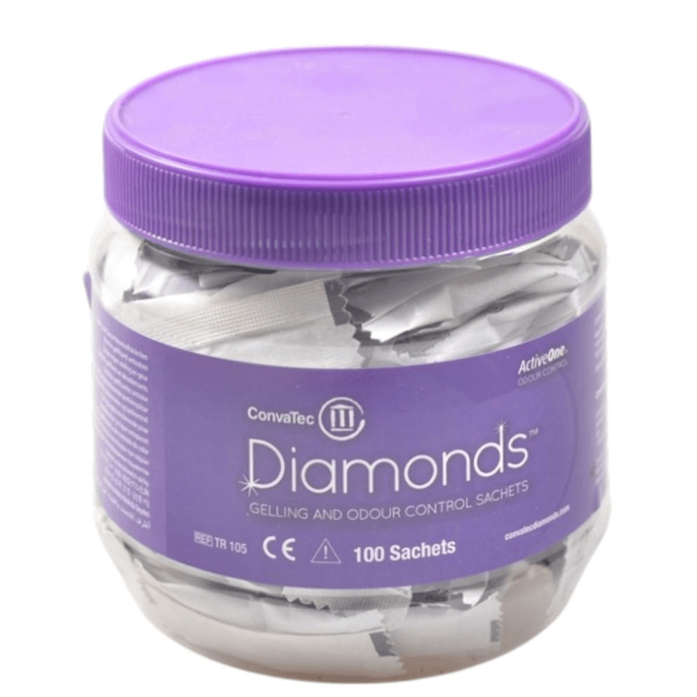 Sachês Gelificantes Diamonds Convatec Br10273 100 Unidades