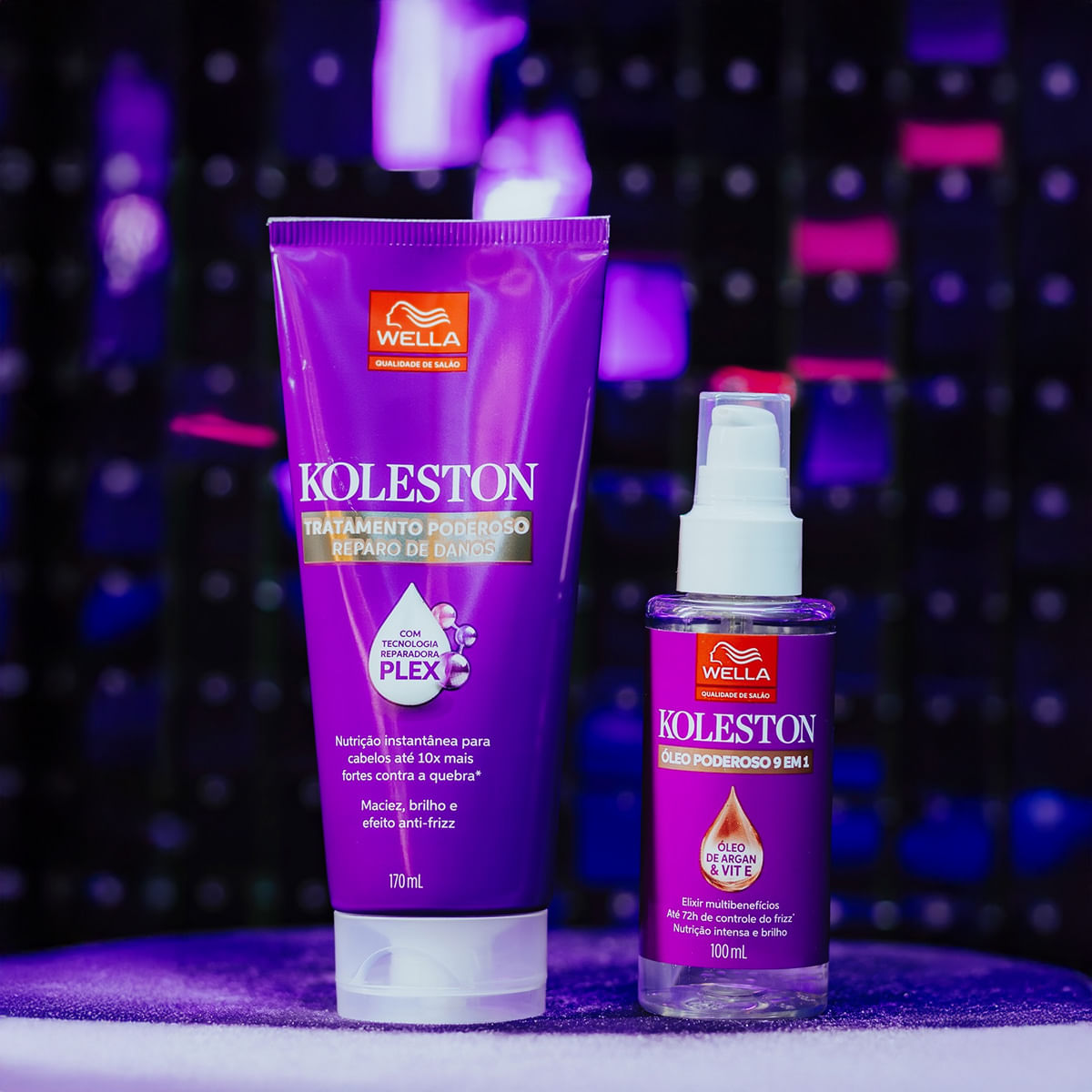 Kit Poderoso Wella Koleston Tratamento 170ml + Óleo 100ml