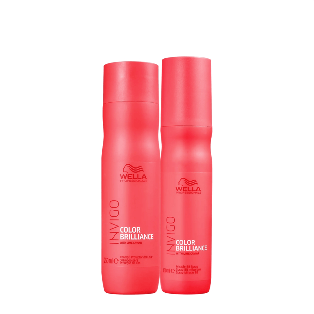 Kit Invigo Brilliance Miracle Wella Professionals Shampoo 250ml + Leave-in 150ml