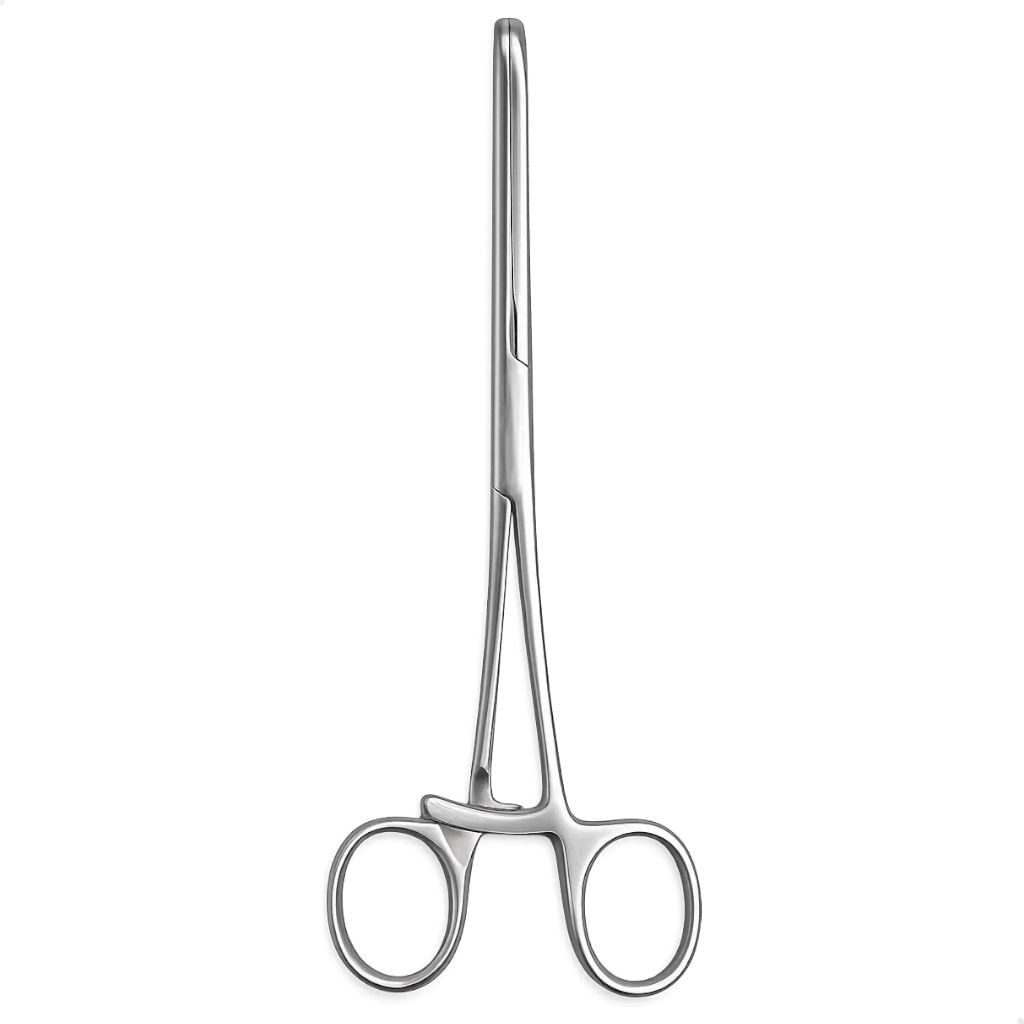 Pinça Derra Atraumática De Aço Inox Para Anastomose Macom 18cm