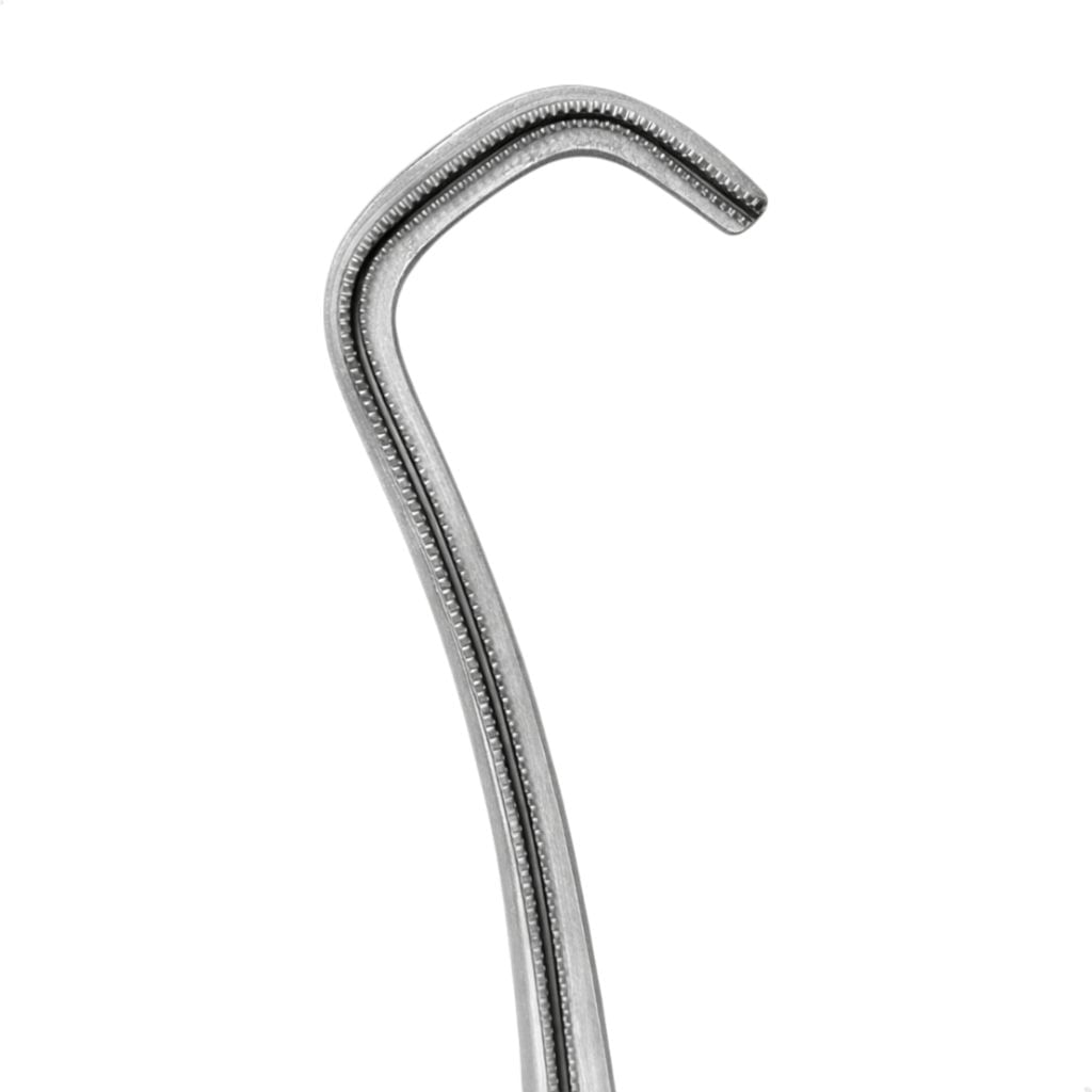 Pinça Derra Atraumática De Aço Inox Para Anastomose Macom 18cm