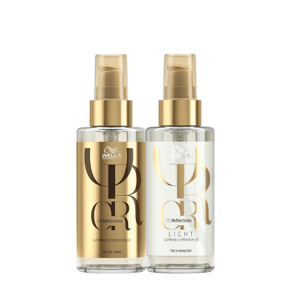 Kit Wella Professionals Oil Reflections Light 100ml + Oil Reflections Luminous 100ml