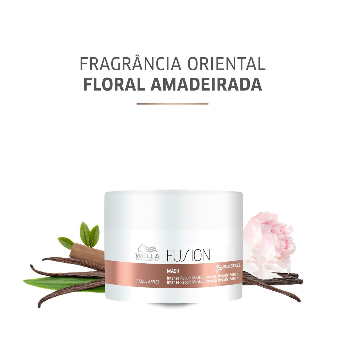 Kit Wella Professionals Fusion Shampoo 250ml + Condicionador 200ml + Máscara 150g + Óleo Capilar 30ml