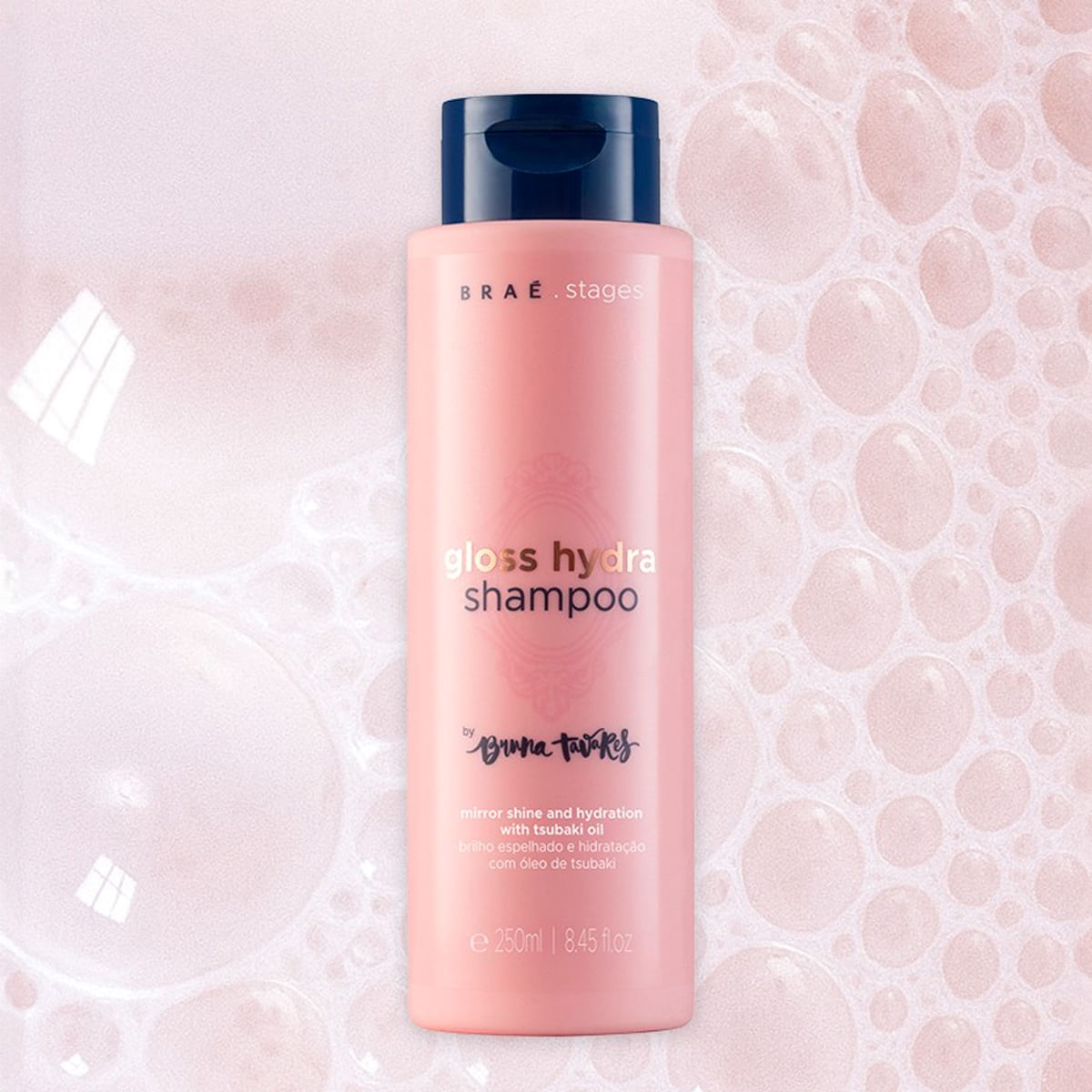 Kit Braé Stages By Bruna Tavares Gloss Hydra Shampoo 250ml + Condicionador 250ml