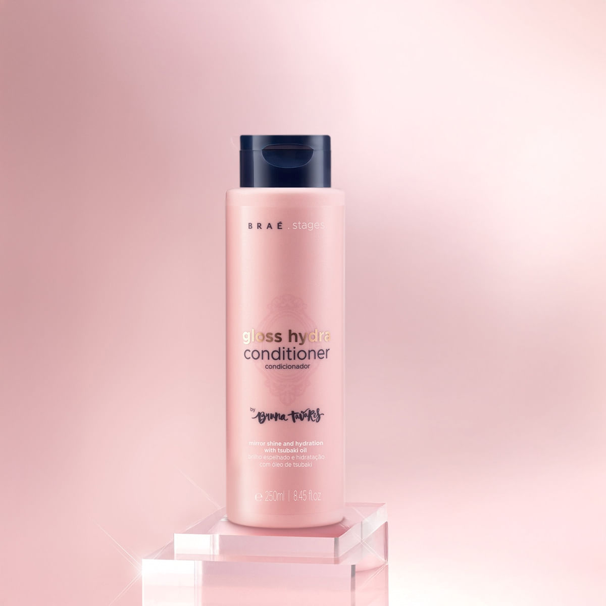 Kit Braé Stages By Bruna Tavares Gloss Hydra Shampoo 250ml + Condicionador 250ml