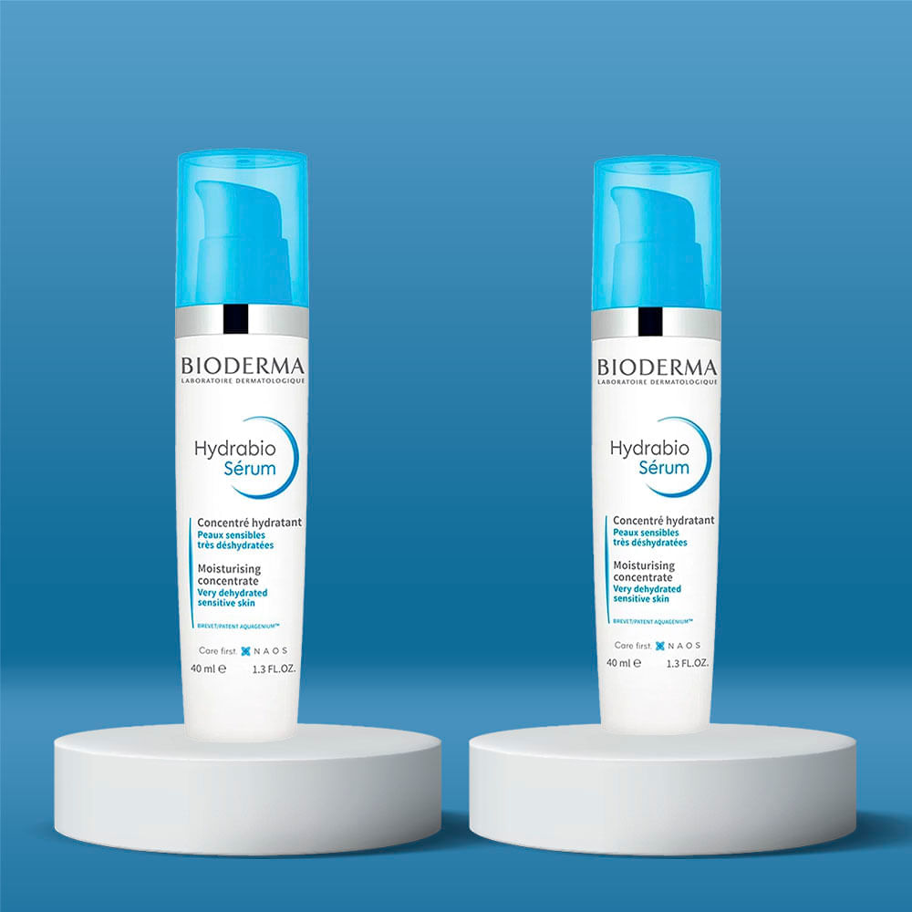 Kit 2 Sérum Facial Hidratante e Fortalecedor Hydrabio Bioderma 40ml