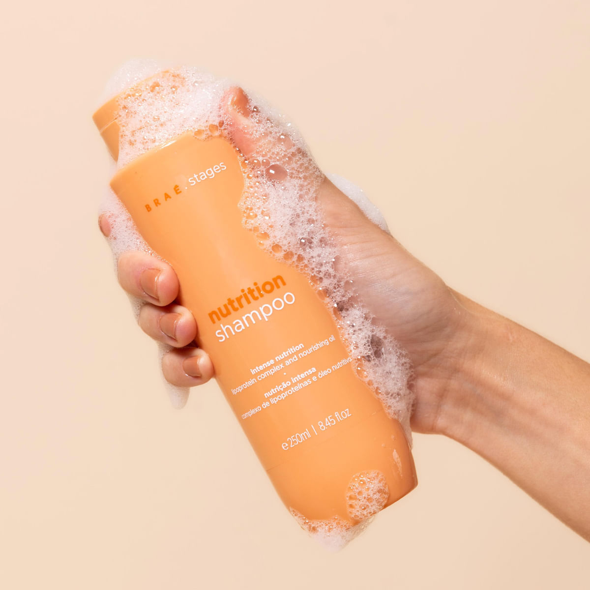 Kit 2 Shampoo Stages Nutrition Braé 250ml