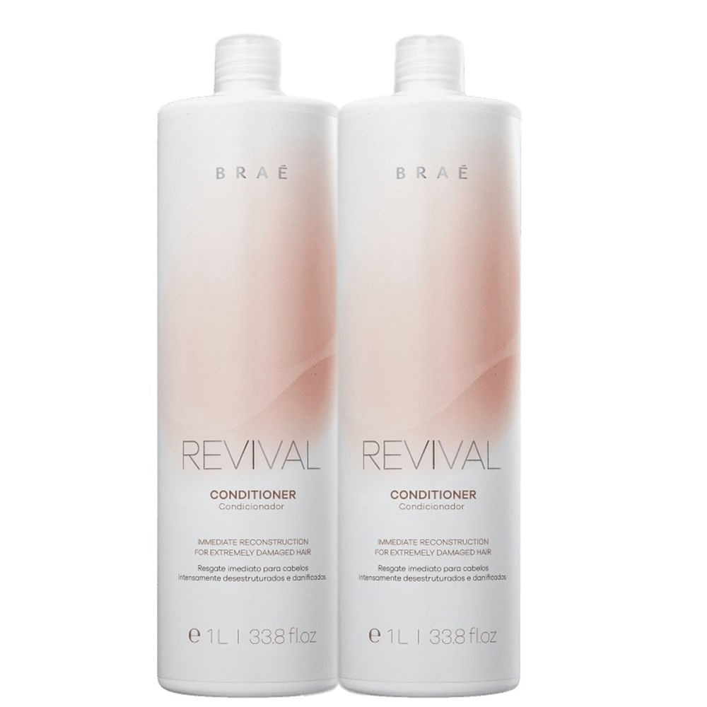 Kit 2 Condicionador Revival Braé 1L
