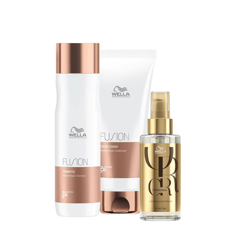 Kit Wella Professionals Shampoo 250ml + Condicionador 200ml + Oil Reflections 100ml