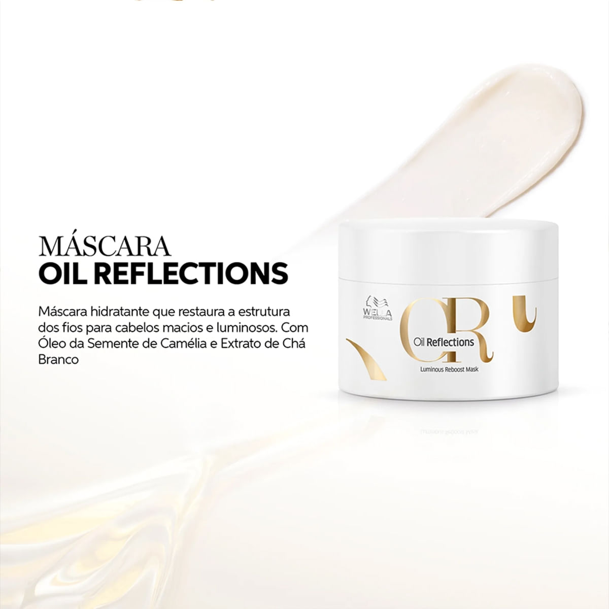Kit 2 Máscara Capilar Wella Professionals Oil Reflections 150ml