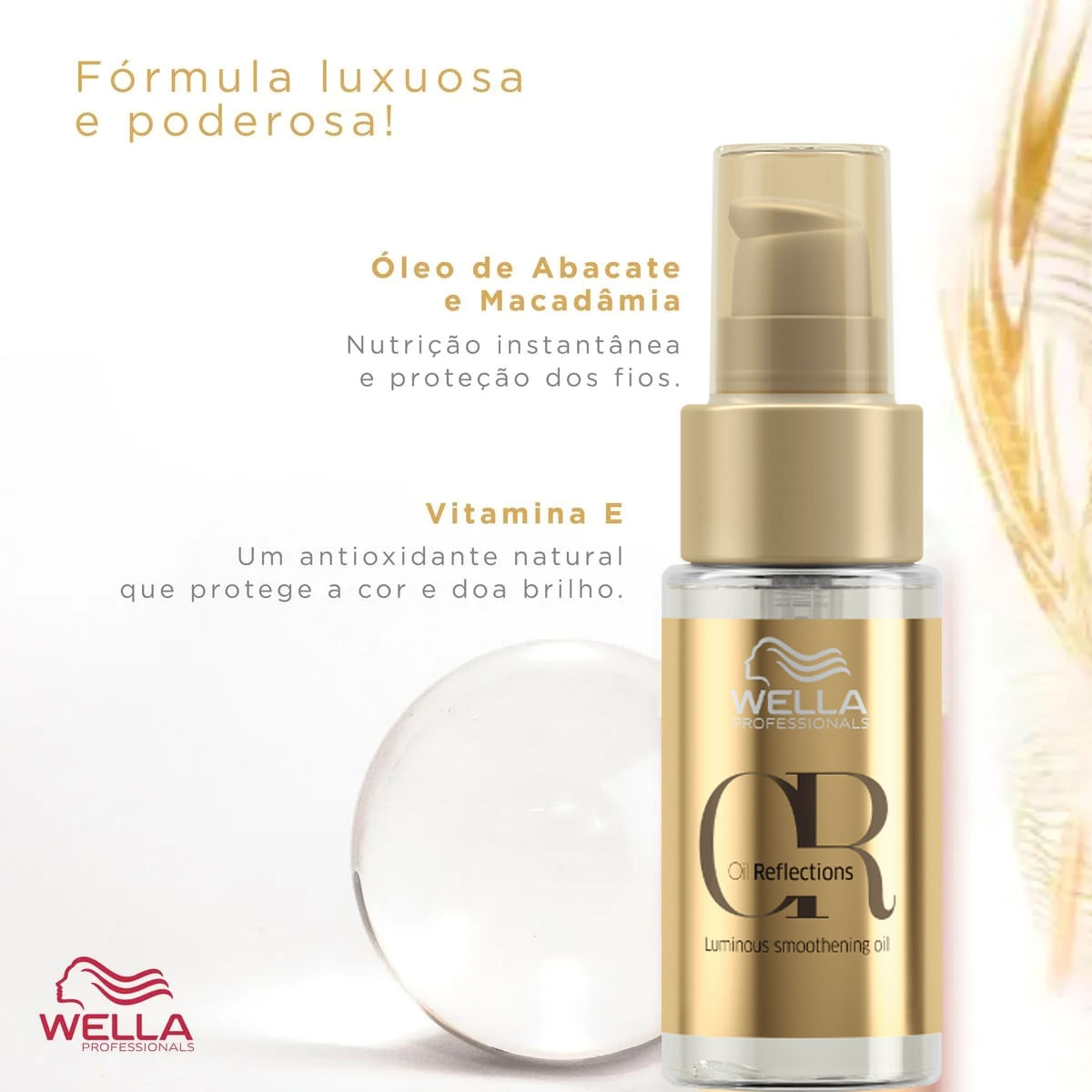 Kit 2 Óleo Capilar Wella Professionals Oil Reflections 30ml