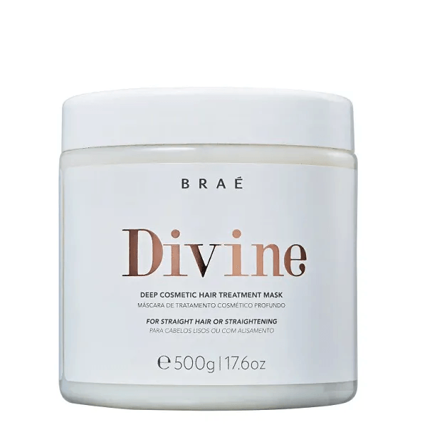 Kit Braé Divine Shampoo 1L + Condicionador 1L + Máscara Capilar 500g + Beauty Sleep 100ml