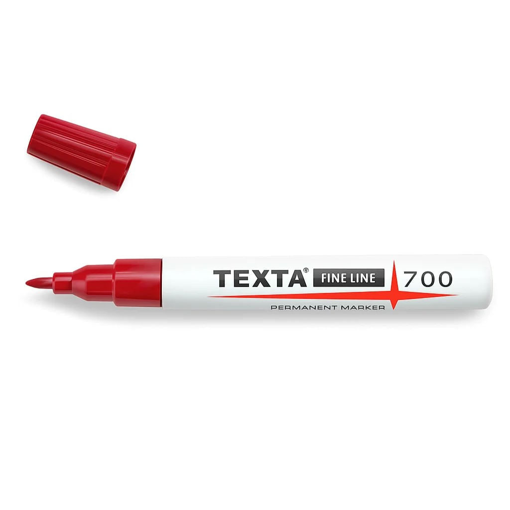 Caneta Para Marcação de Pele Fine Line 700 Texta Cor Vermelho