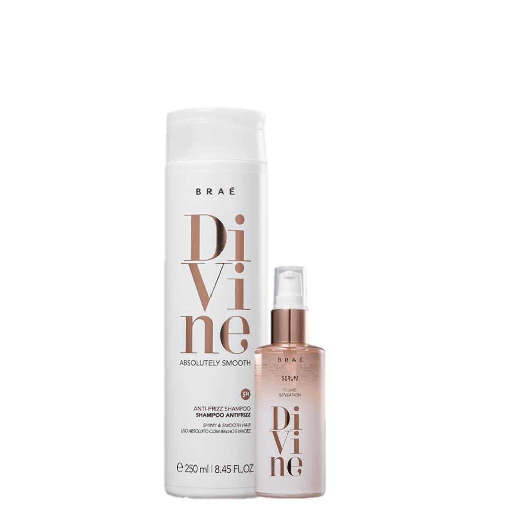 Kit Braé Divine Shampoo 250ml + Sérum Capilar 60ml