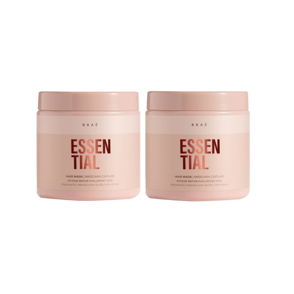 Kit 2 Máscaras Braé Essential Hair Mask 500g