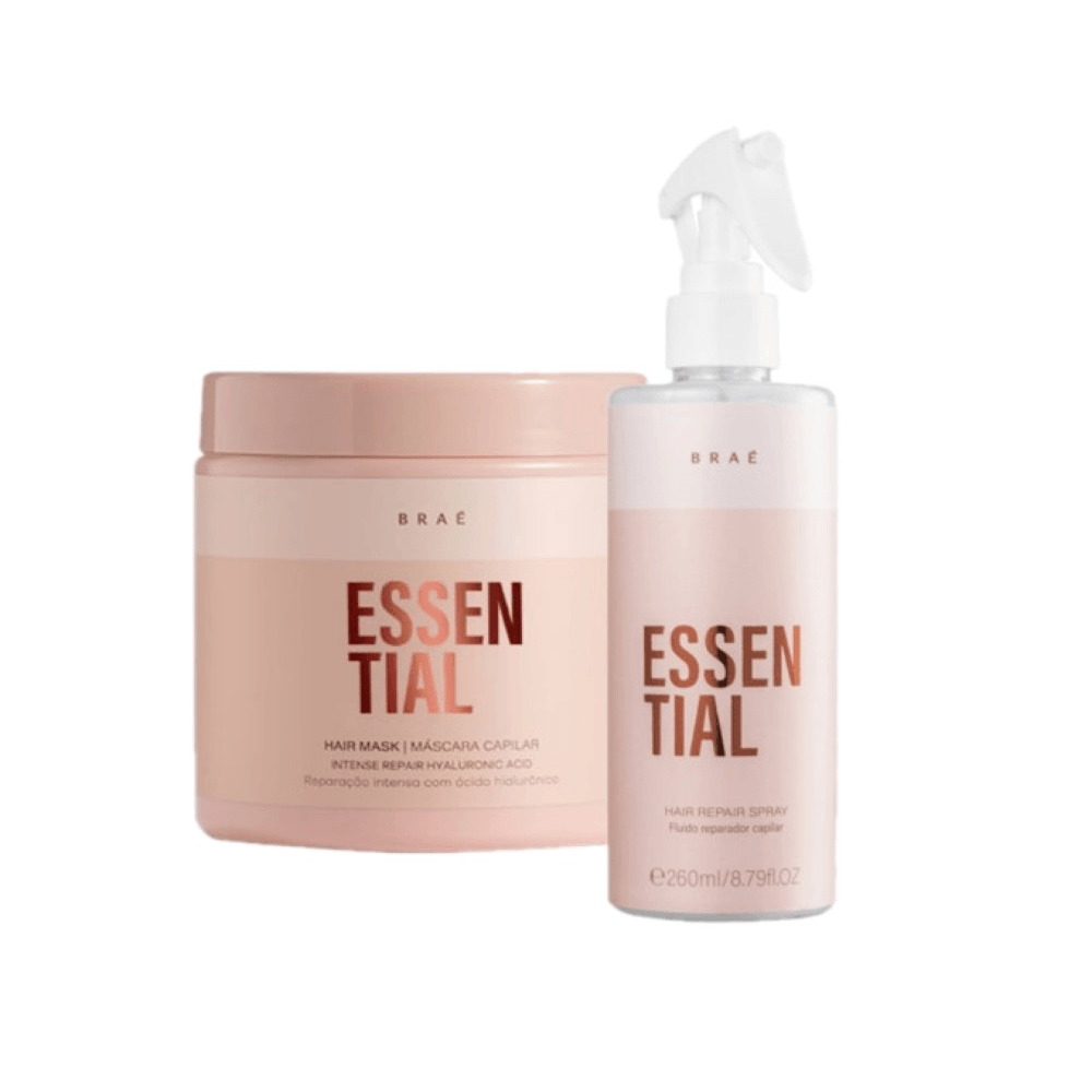 Kit Braé Essential Máscara 500g + Leave-in 260ml