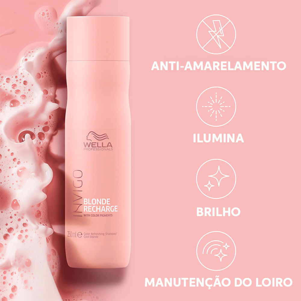 Shampoo Wella Professionals Invigo Cool Blonde Recharge 250ml