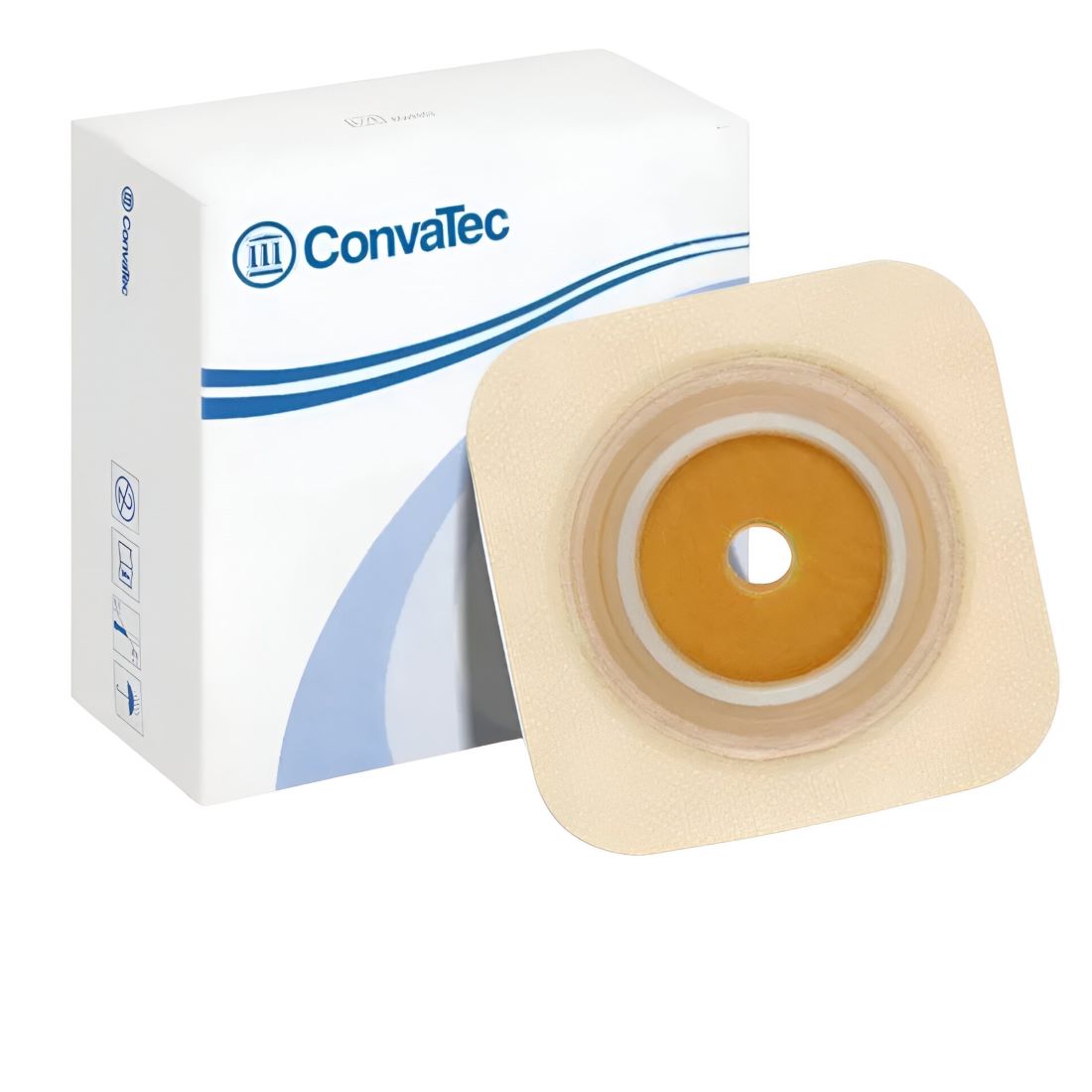 Kit 5 Placa Para Ostomia Plana Pré-cortada Micropore Convatec 32mm