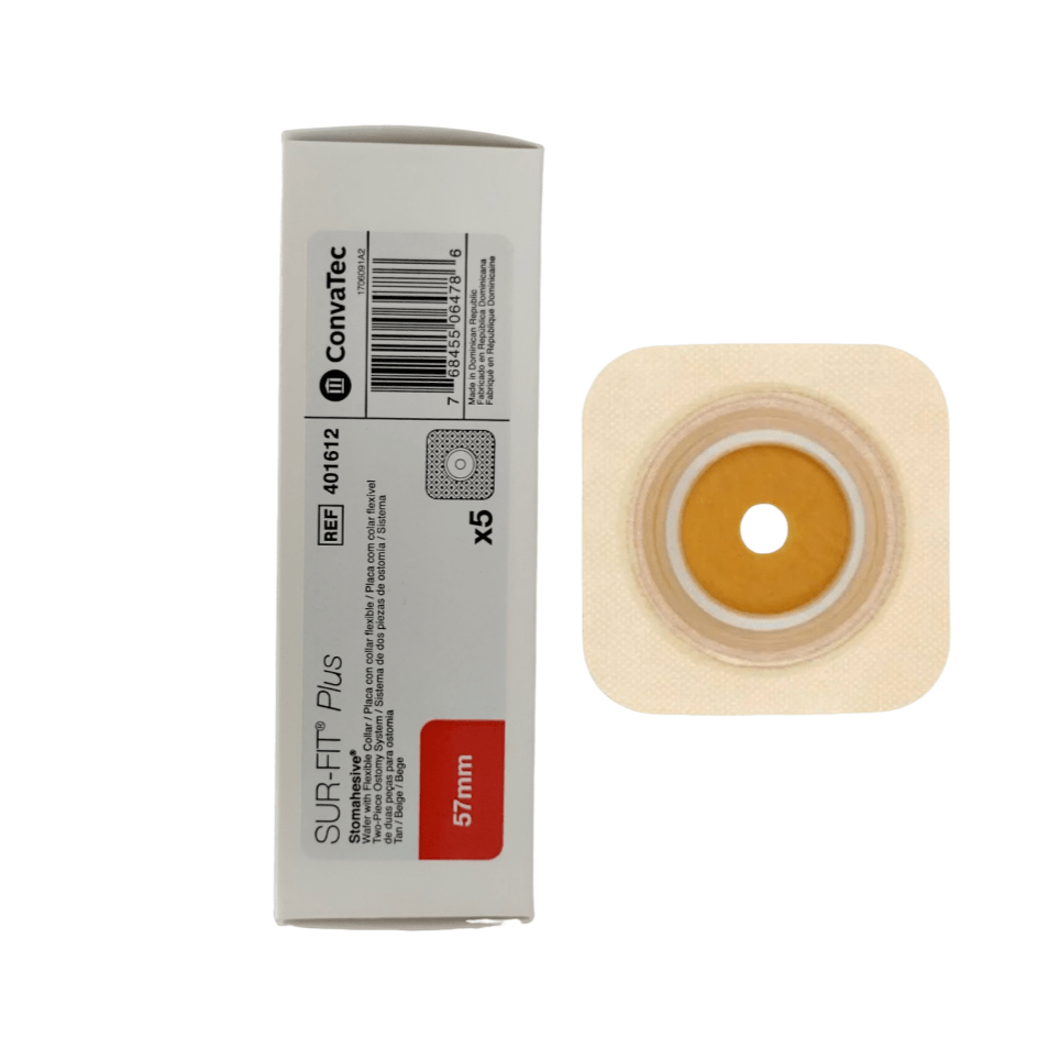 Kit 5 Placa Flexivel Com Micropore 57mm 401612 Convatec