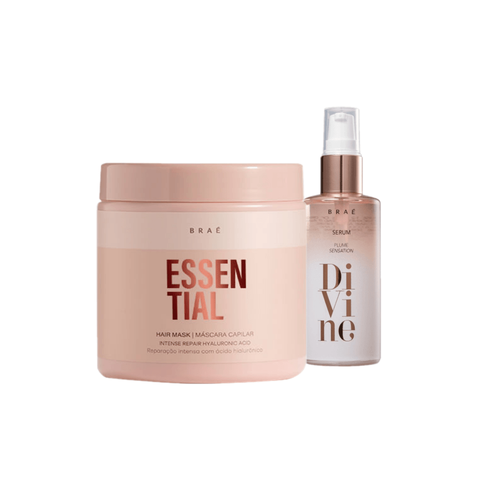 Kit Máscara Essential 500g + Finalizador Divine Braé 60ml