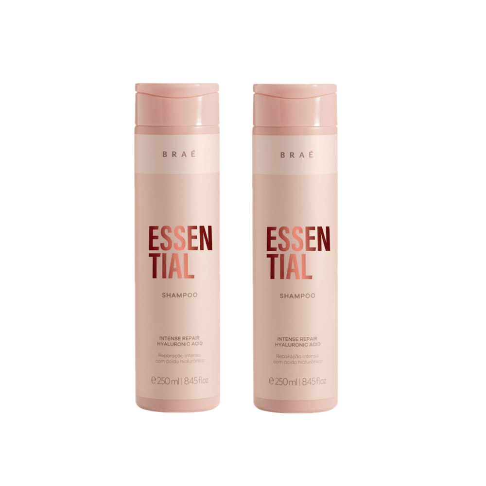 Kit 2 Shampoo Essential Braé 250ml