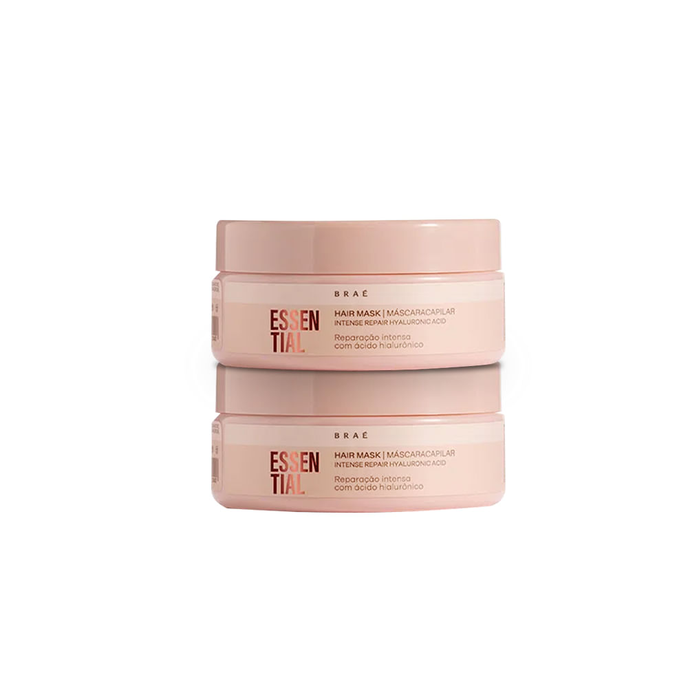 Kit 2 Máscara Capilar Essential Braé 200g