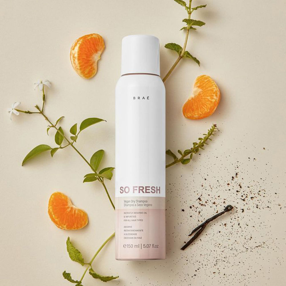 Kit Braé Shampoo a Seco Vegano 150ml + Oil Blend Essential 60ml