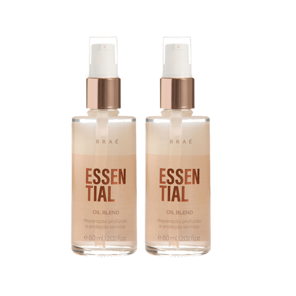 Kit 2 Óleos Reparadores Essential Braé 60ml