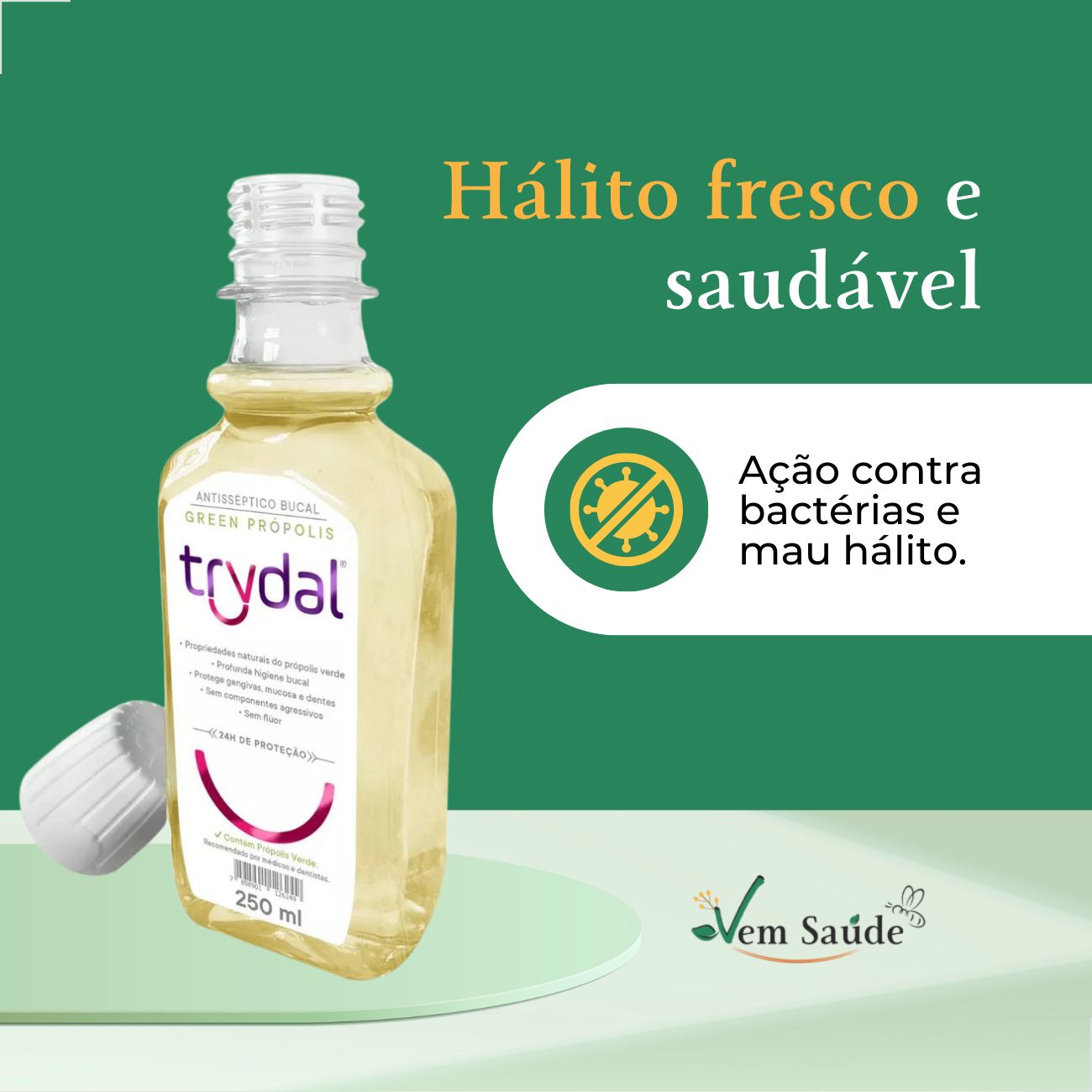 Enxaguante Green Própolis Trydal 250ml